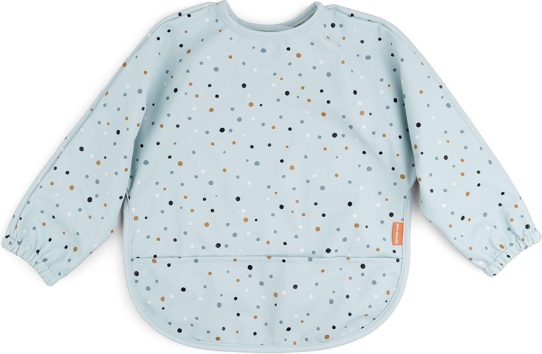 Happy Dots Ärmel-Lätzchen 6-18 m blau