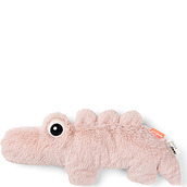 Jucărie moale Done By Deer crocodil mică roz cu umplutură de bobițe