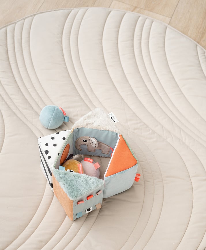 Juguete Cubo Plegable Deer Friends, educativo, para bebé