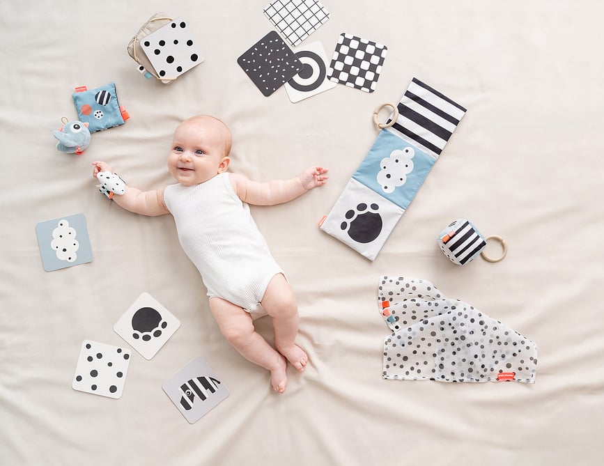 Juguetes sensoriales Birdee, Set de 3 piezas