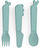 Kiddish Couverts pour enfants, bleus, Set 3 pièces