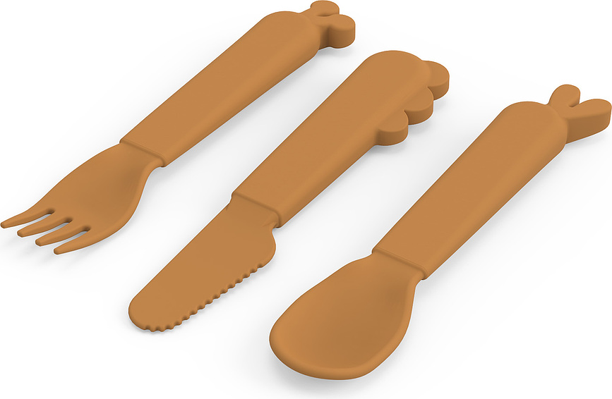 Kiddish Couverts pour enfant, verts, Set 3 pièces