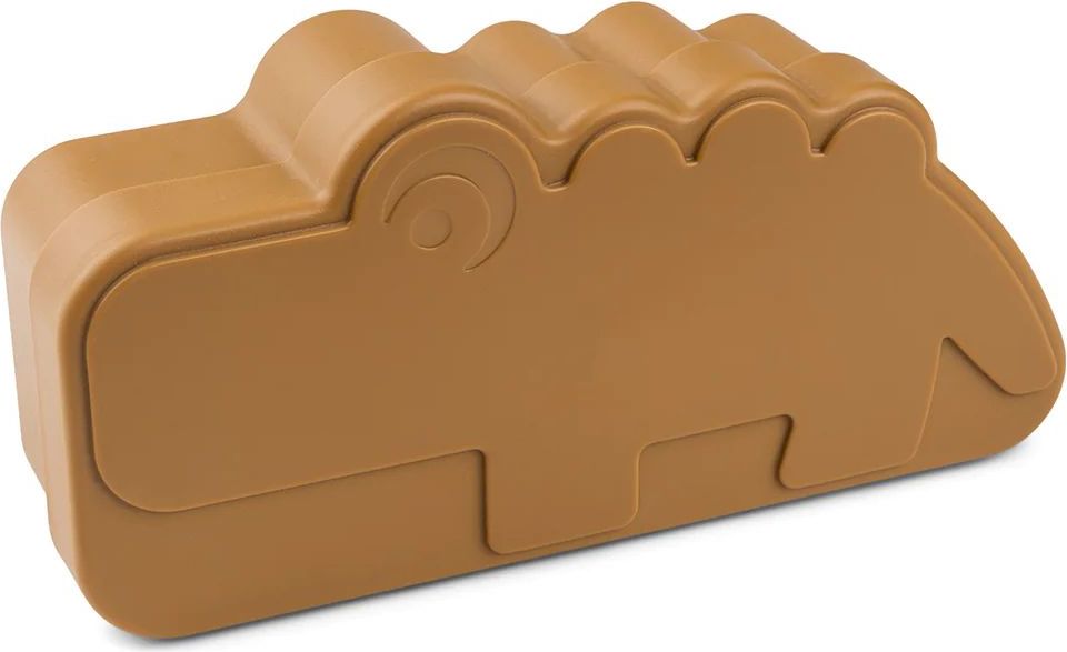 Kiddish Croco Baby-Lunchbox senffarbig
