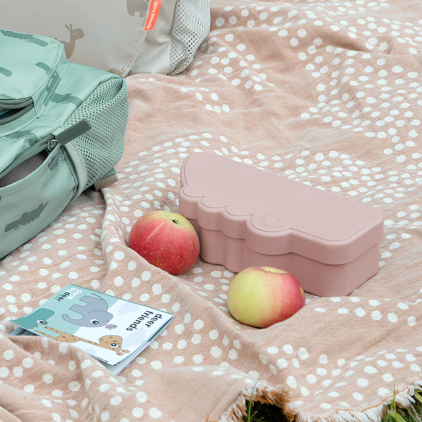 Kiddish Croco Boîte Repas pour enfant, orange