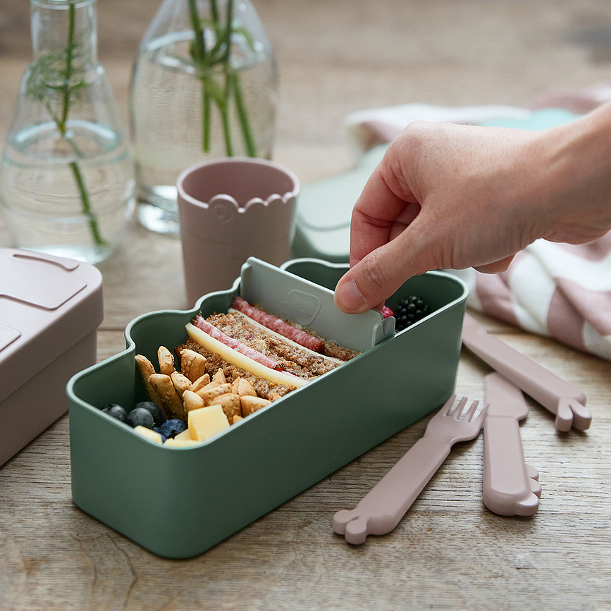 Kiddish Croco Boîte Repas pour enfant, orange