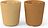 Kiddish Croco Tasses pour enfants, moutarde, Lot de 2