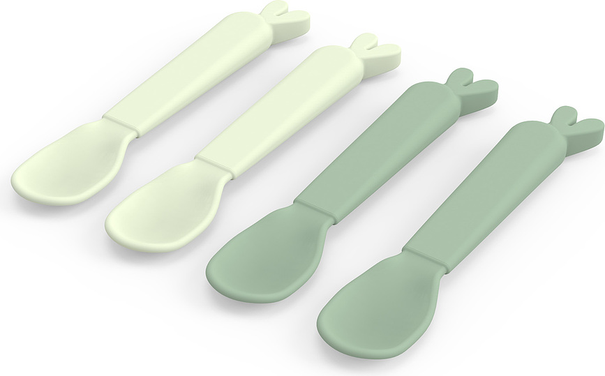 Kiddish Lalee Cuillères pour enfants, bleues, Lot de 4