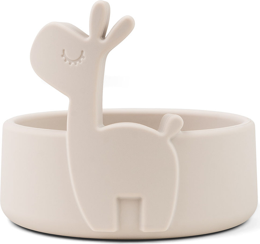 Lalee Bols pour Enfants, en silicone, vert et sable, Lot de 2