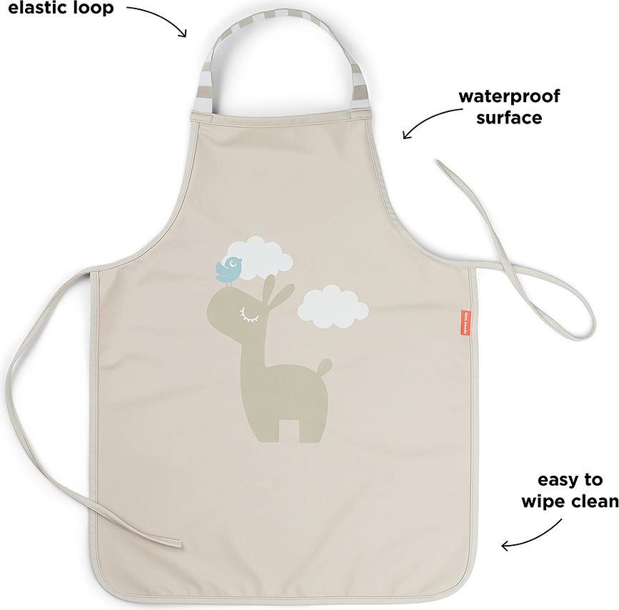 Lalee Tablier Enfant imperméable, sable