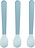 Lepeltjes voor baby's Foodie blauw 3 st.