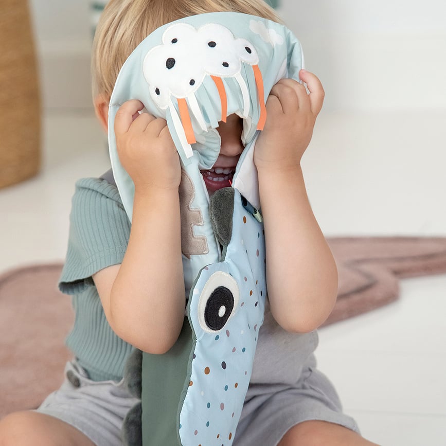 Libro sensorial Croco, verde