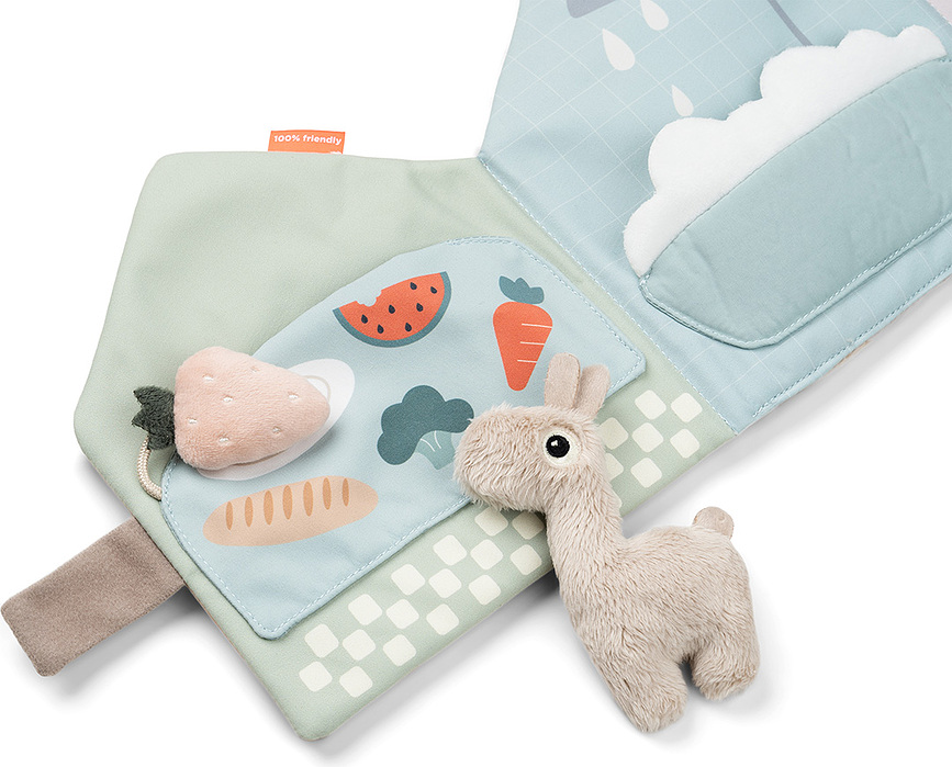 Libro Sensorial Lalee, desplegable con diseño de casa