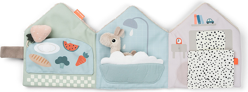 Libro Sensorial Lalee, desplegable con diseño de casa