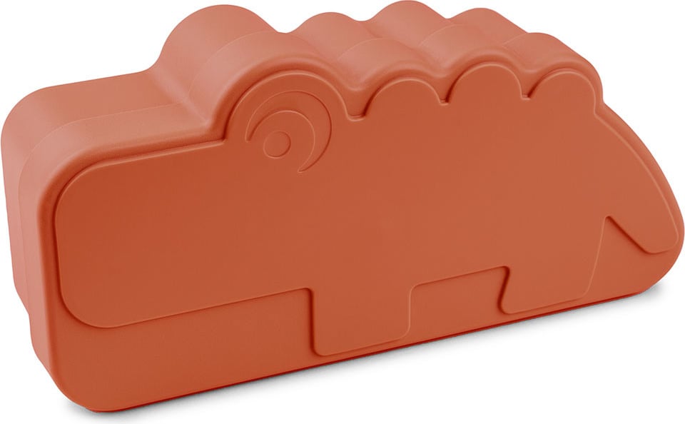 Lunchbox dziecięcy Kiddish Croco pomarańczowy