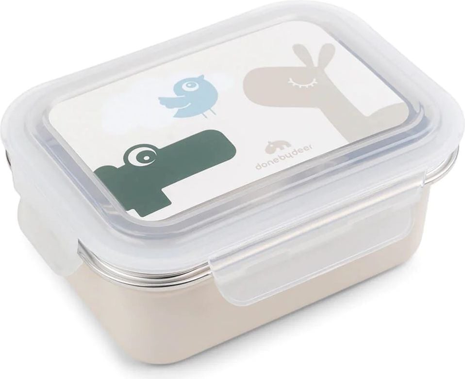 Lunchbox dziecięcy Lalee & Croco ze stali nierdzewnej