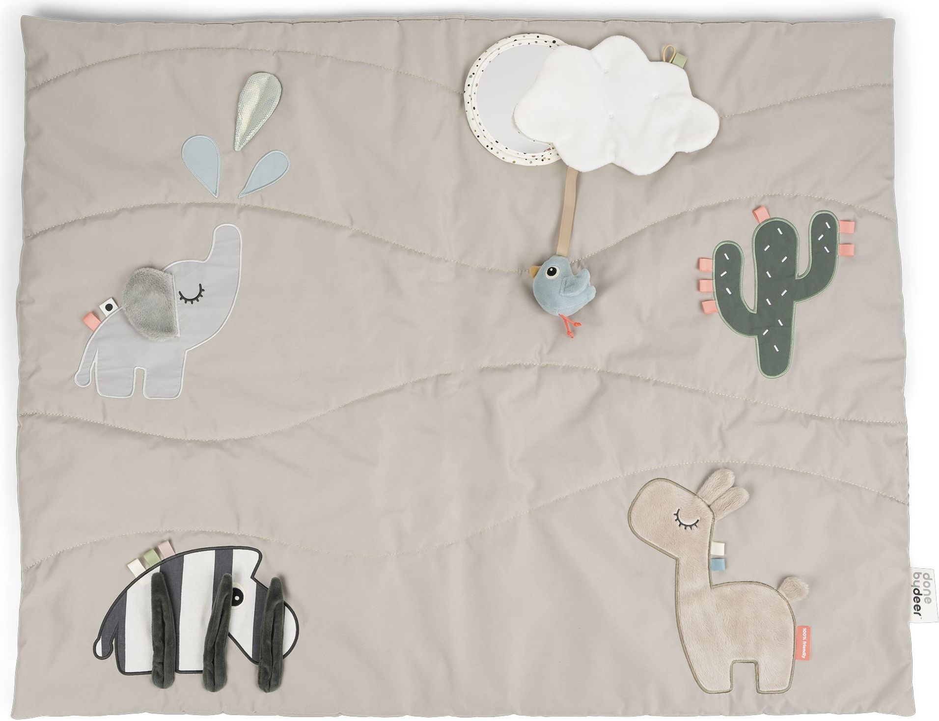 Mata sensoryczna Dear Friends beżowa