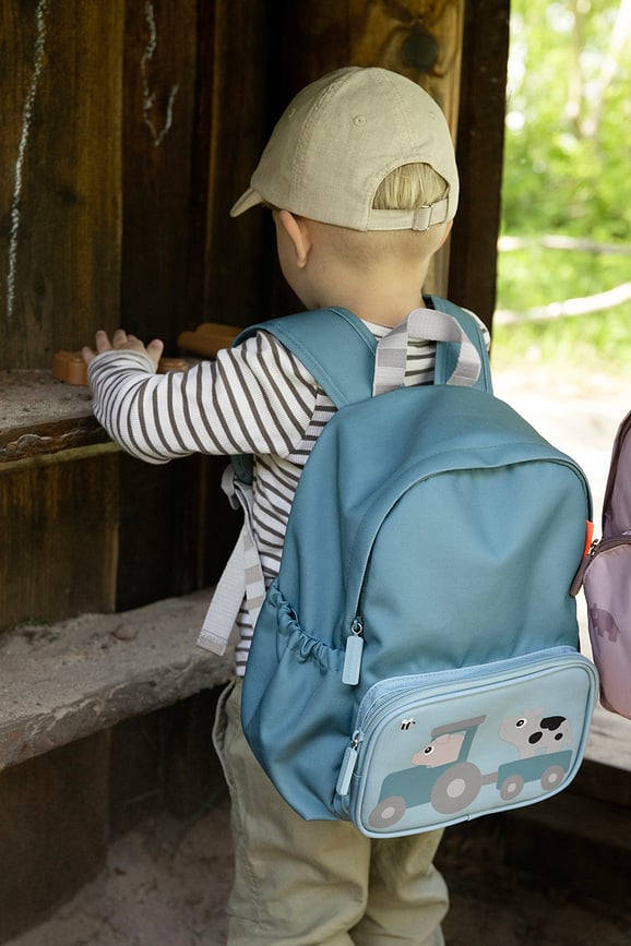 Mochila infantil Tiny Farm, rosa
