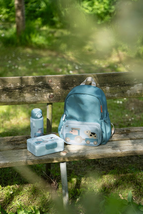 Mochila infantil Tiny Farm, rosa