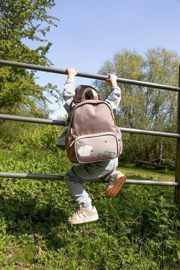 Mochila infantil Tiny Farm, rosa