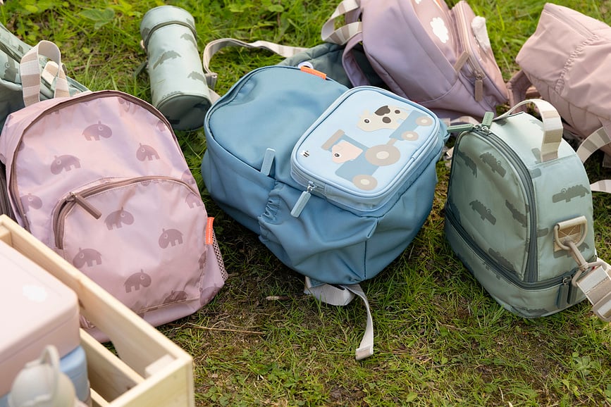 Mochila infantil Tiny Farm, rosa