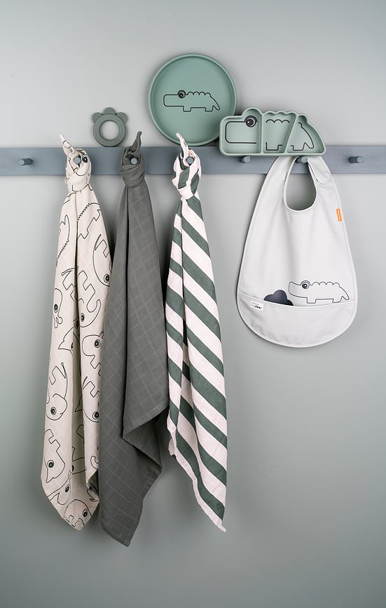 Muselinas Deer Friends, rosas, 3 unidades