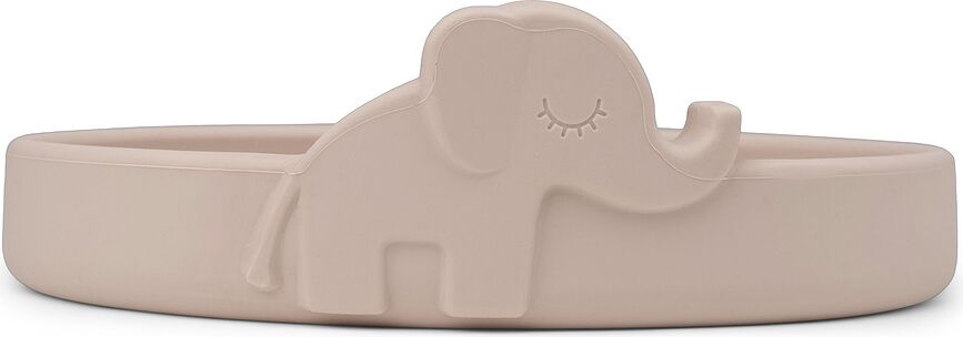Peekaboo Assiette, en silicone, bleue