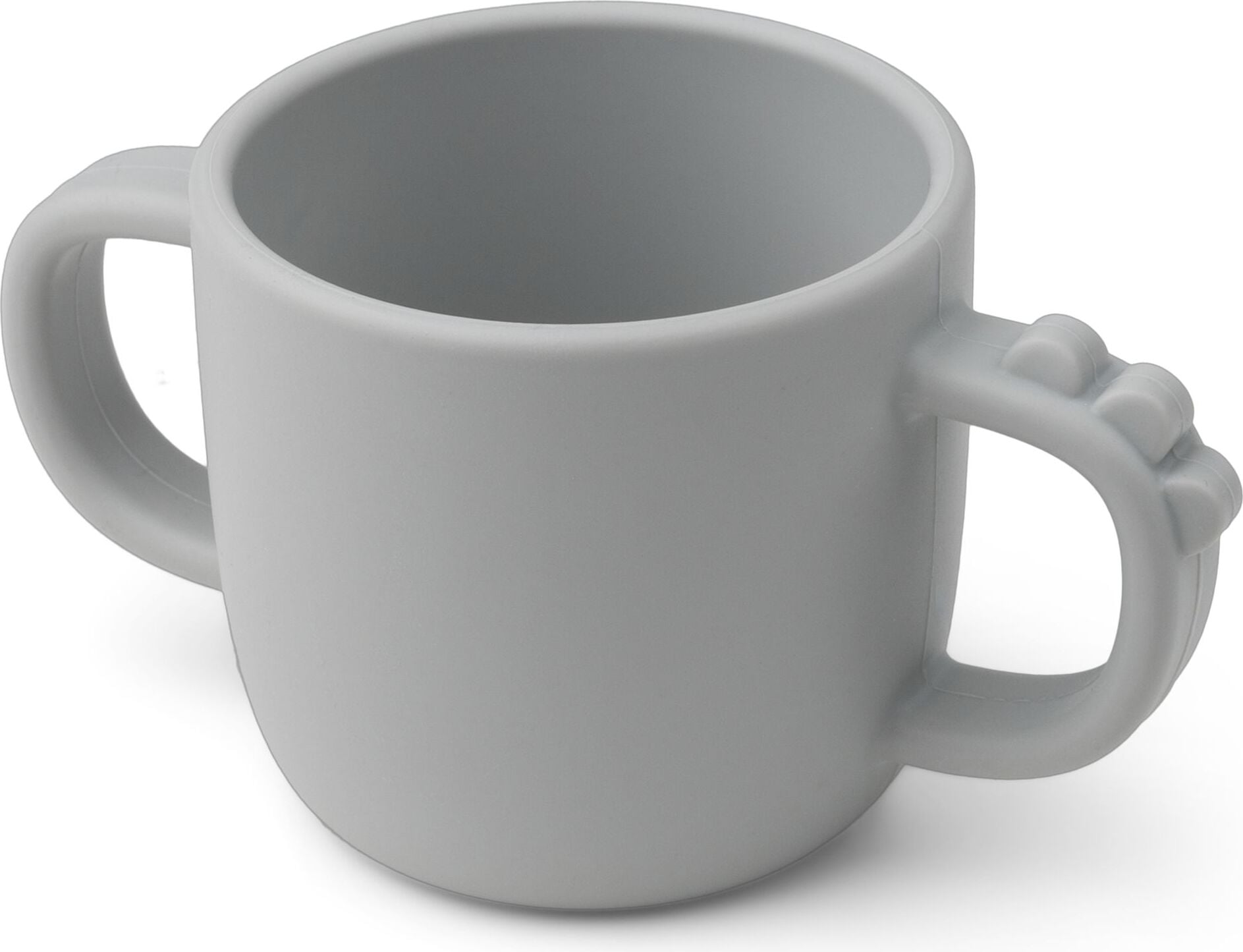 Peekaboo Croco Becher grau aus Silikon