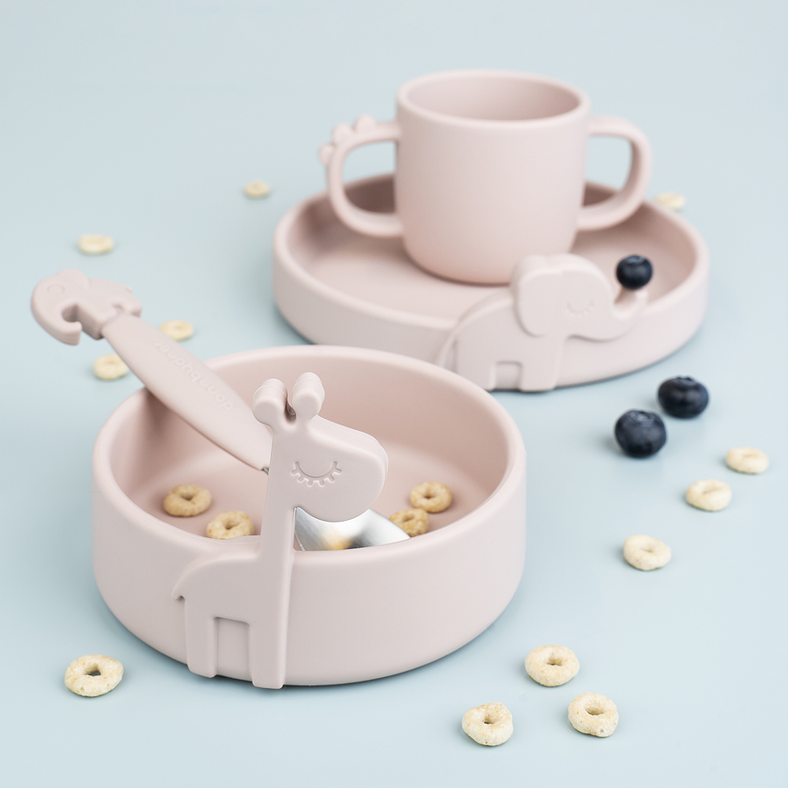 Peekaboo Croco Tasse en silicone, grise