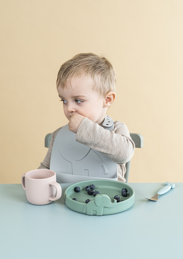 Peekaboo Croco Tasse en silicone, grise