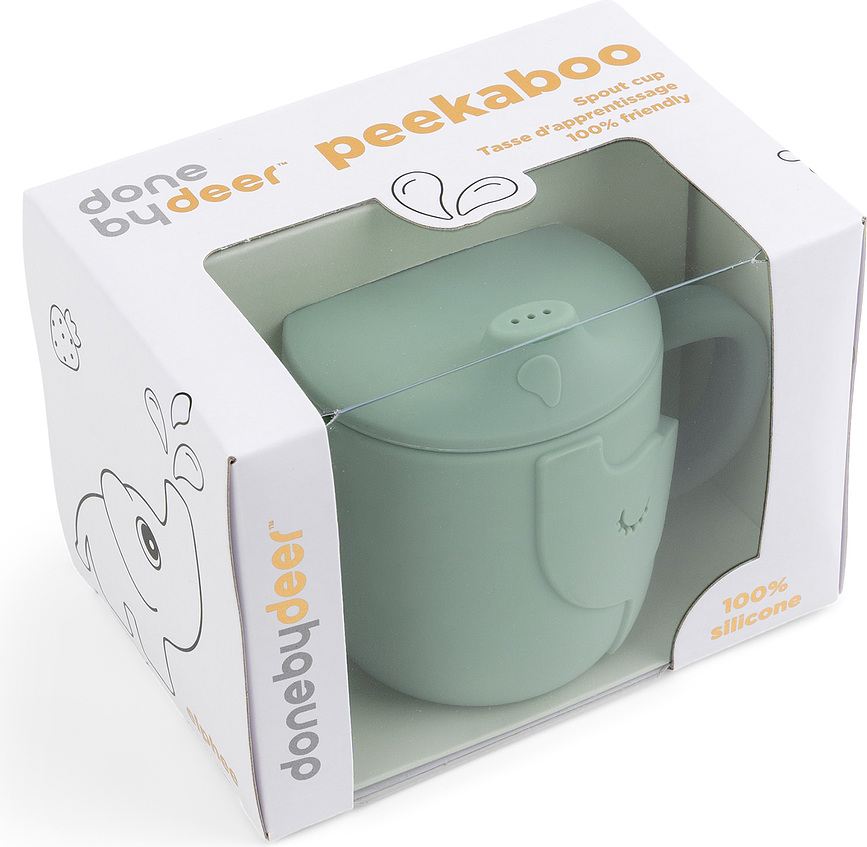 Peekaboo Elphee Gobelet avec bec, vert