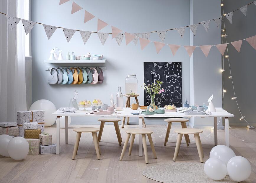 Peekaboo Elphee Σαλιάρες με τσέπη, σιλικόνης, μπλε, 2 τμχ