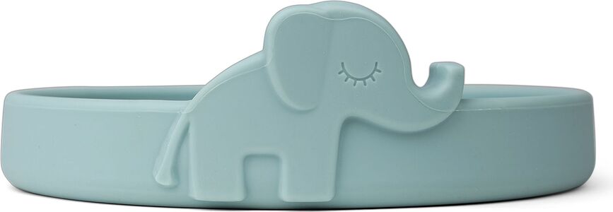 Peekaboo Set de Repas pour Enfants, en silicone, bleu, Set 3 pièces