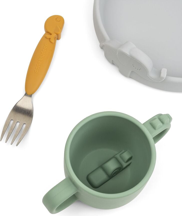 Peekaboo Set Posuđa i Pribora za Jelo dječji 3-dijelni