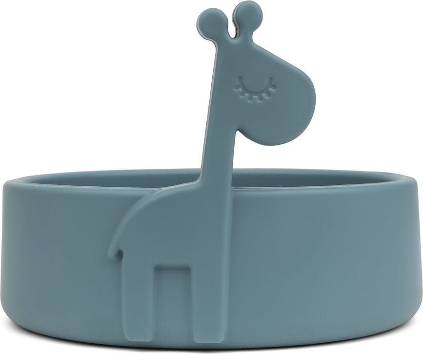 Peekaboo Set za Jelo s slinčekom s džepićem plavi Set od 3 dijela