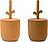 Peekaboo Wally Gobelets pour enfants avec paille, moutarde, Lot de 2