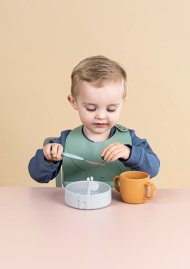 Peekaboo Zdjela silikonska zelena