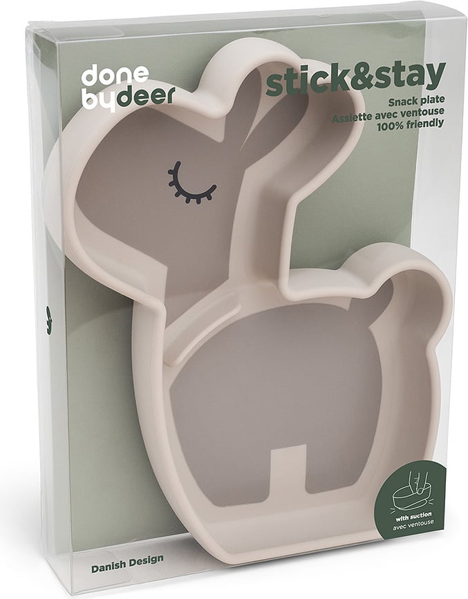 Plato con ventosa Lalee, rosa