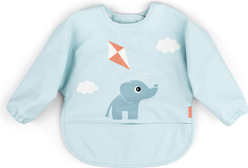 Playground Bavoir à manches, 6-18 mois