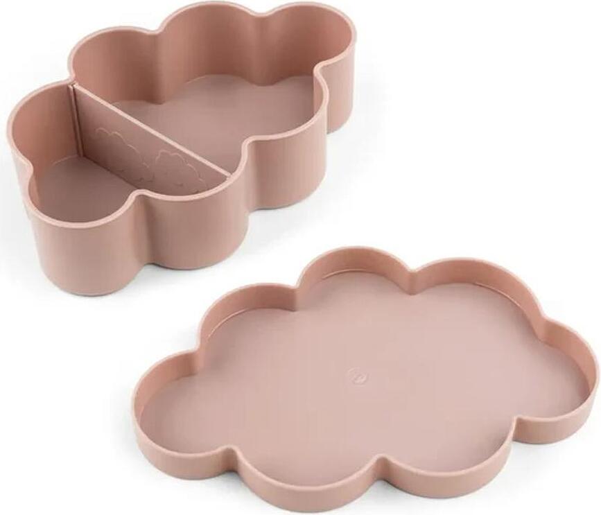 Playground Dječji Set za Ručak sa bočicom sa slamkom ružičasti Set od 3 dijela