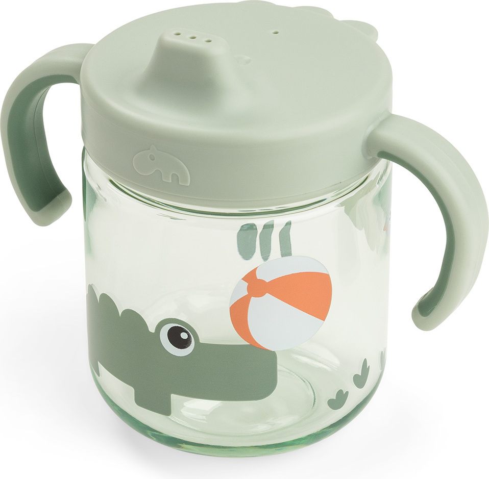 Playground Kinderbecher mit Henkeln 260 ml, grün