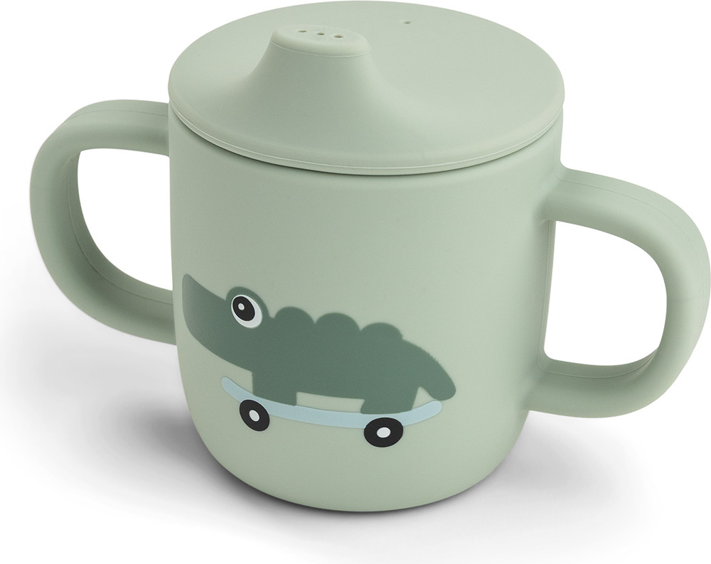 Playground Kinderbecher mit Mundstück 120 ml, grün