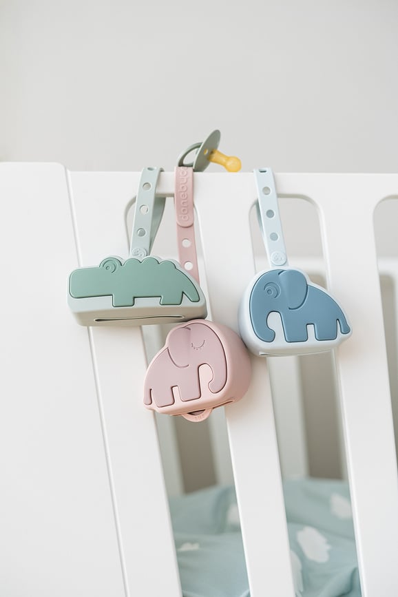 Estuche para chupete Elphee, azul