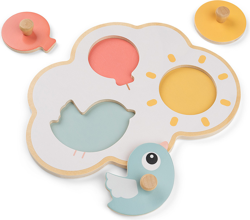 Puzle Happy Clouds, Set de 4 piezas