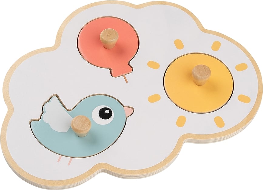 Puzle Happy Clouds, Set de 4 piezas