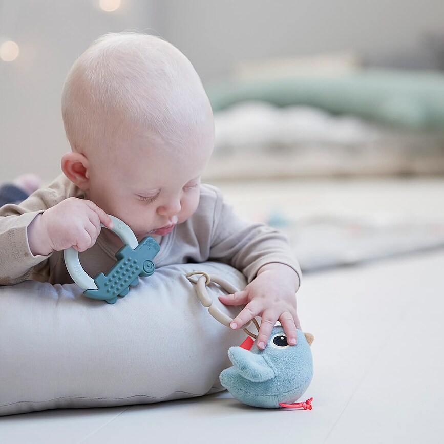 Raffi Transat Bébé avec arche de jeux, sable