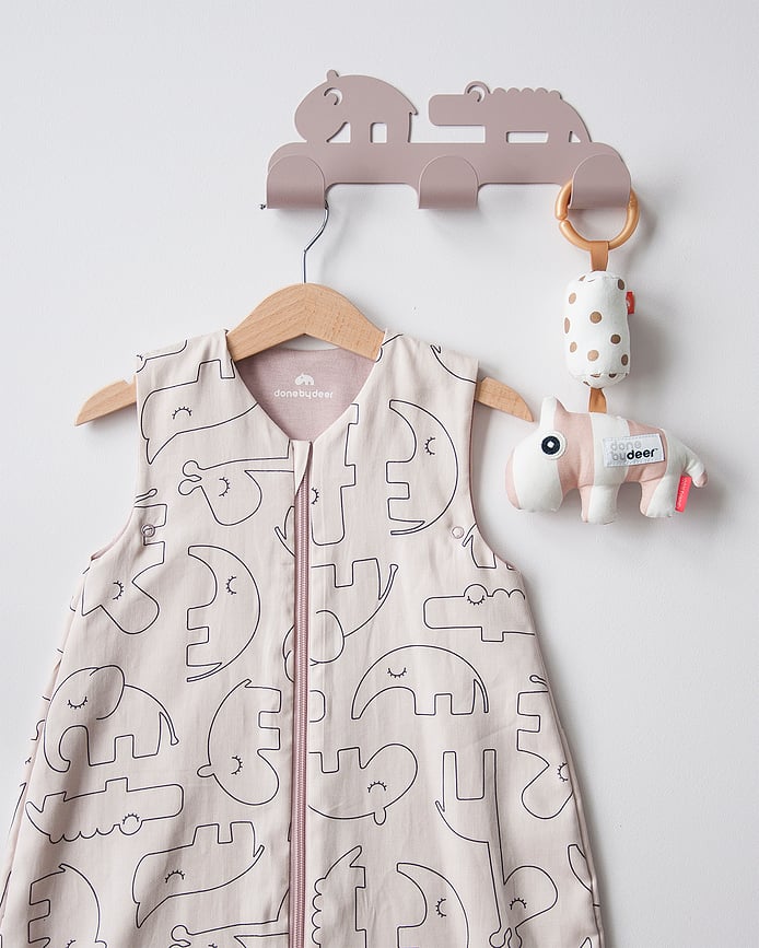 Saco de Dormir Sleepy Friends, 70 cm, rosa