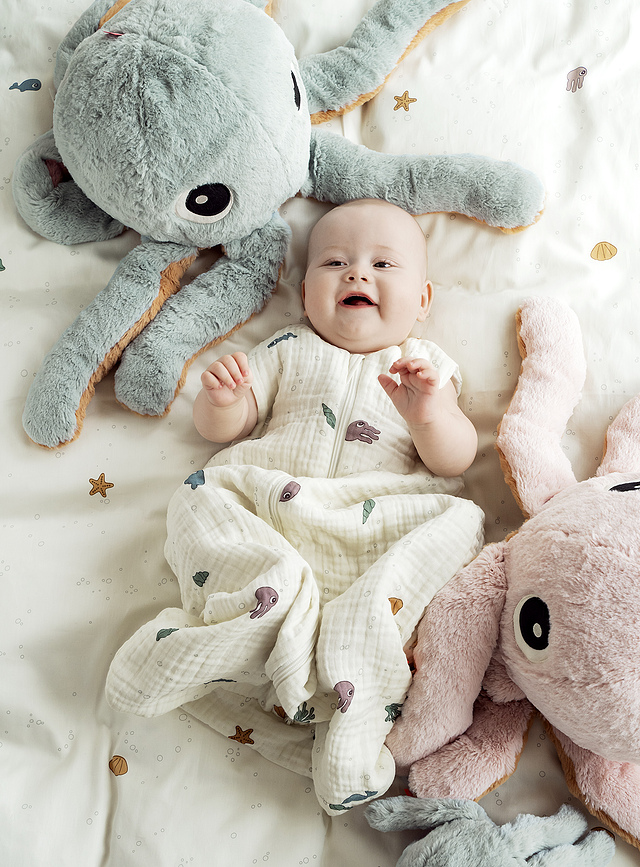 Sea Jelly Λούτρινο Μέδουσα, XL, μπλε