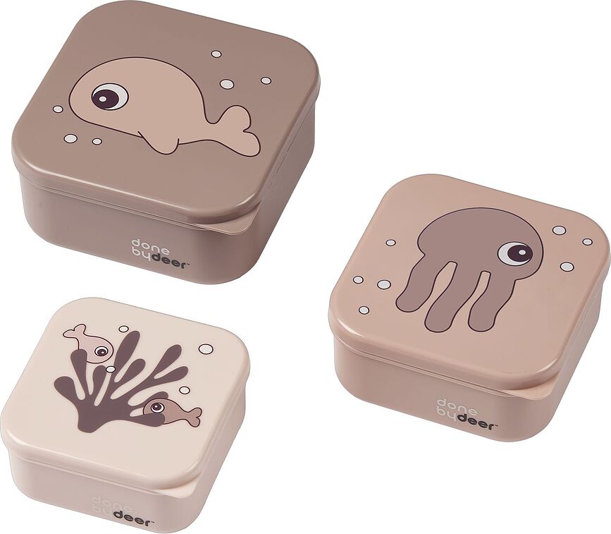 Sea Lunchboxen rosa 3 St.