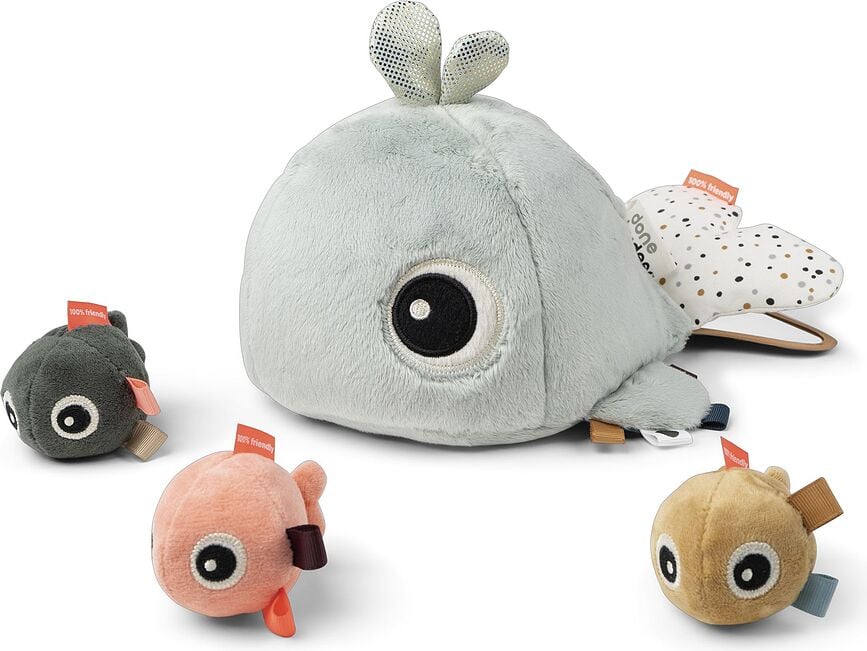 Sea Wally Jouet interactif baleine, Set 4 pièces
