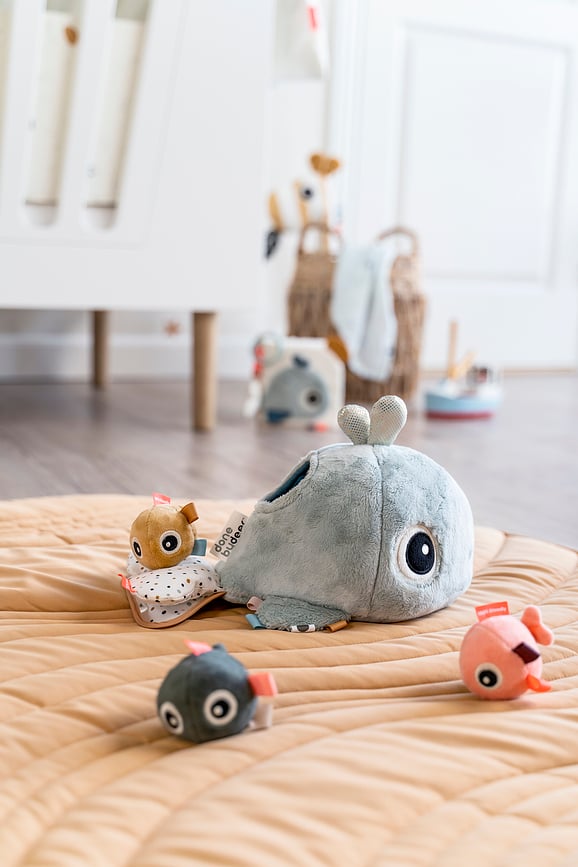 Sea Wally Jouet interactif baleine, Set 4 pièces